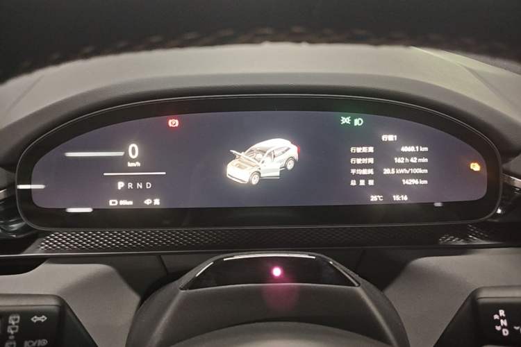 Used Zeekr 7X 2025 100kWh Long-Range All-Wheel Drive Intelligent Driving Version Instrument Cluster