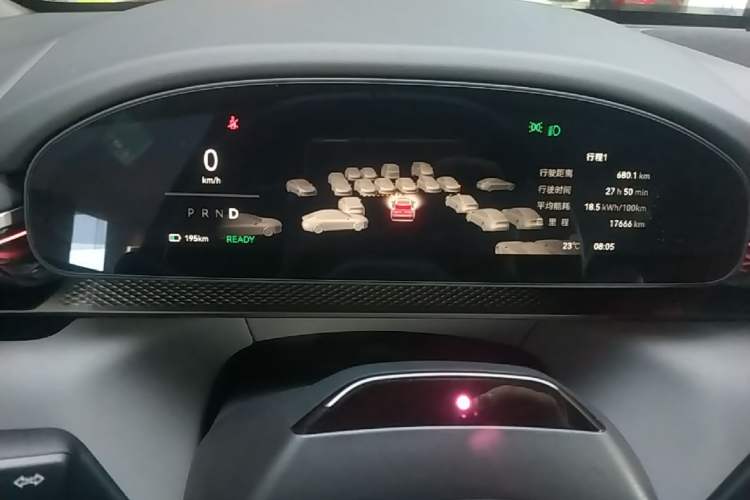 Used Zeekr 7X 2025 75 kWh Rear-Wheel Drive Intelligent Driving Version Instrument Cluster