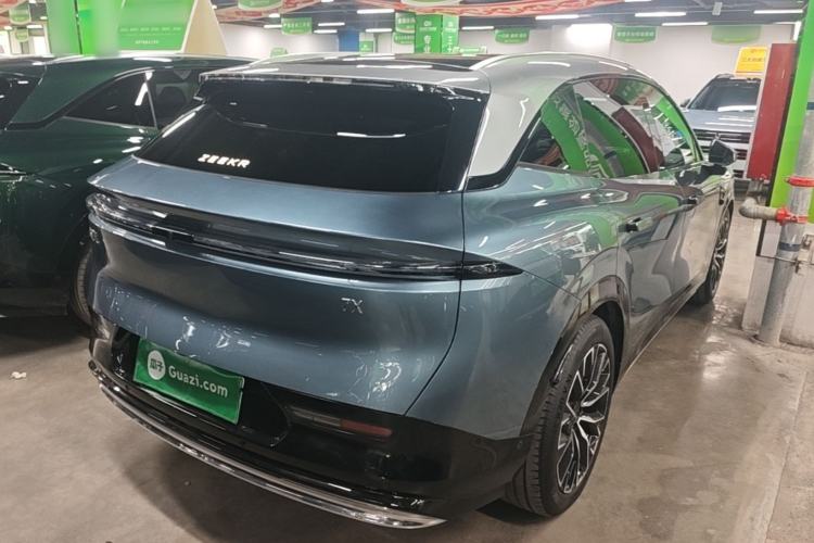 Used Zeekr 7X 2025 100kWh Long-Range All-Wheel Drive Intelligent Driving Version Rear Right 45 Deg