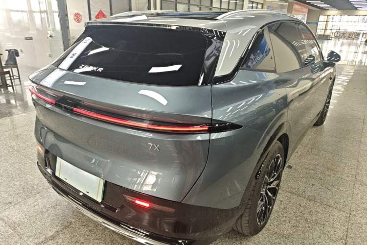 Used Zeekr 7X 2025 100kWh Long-Range All-Wheel Drive Intelligent Driving Version Rear Right 45 Deg