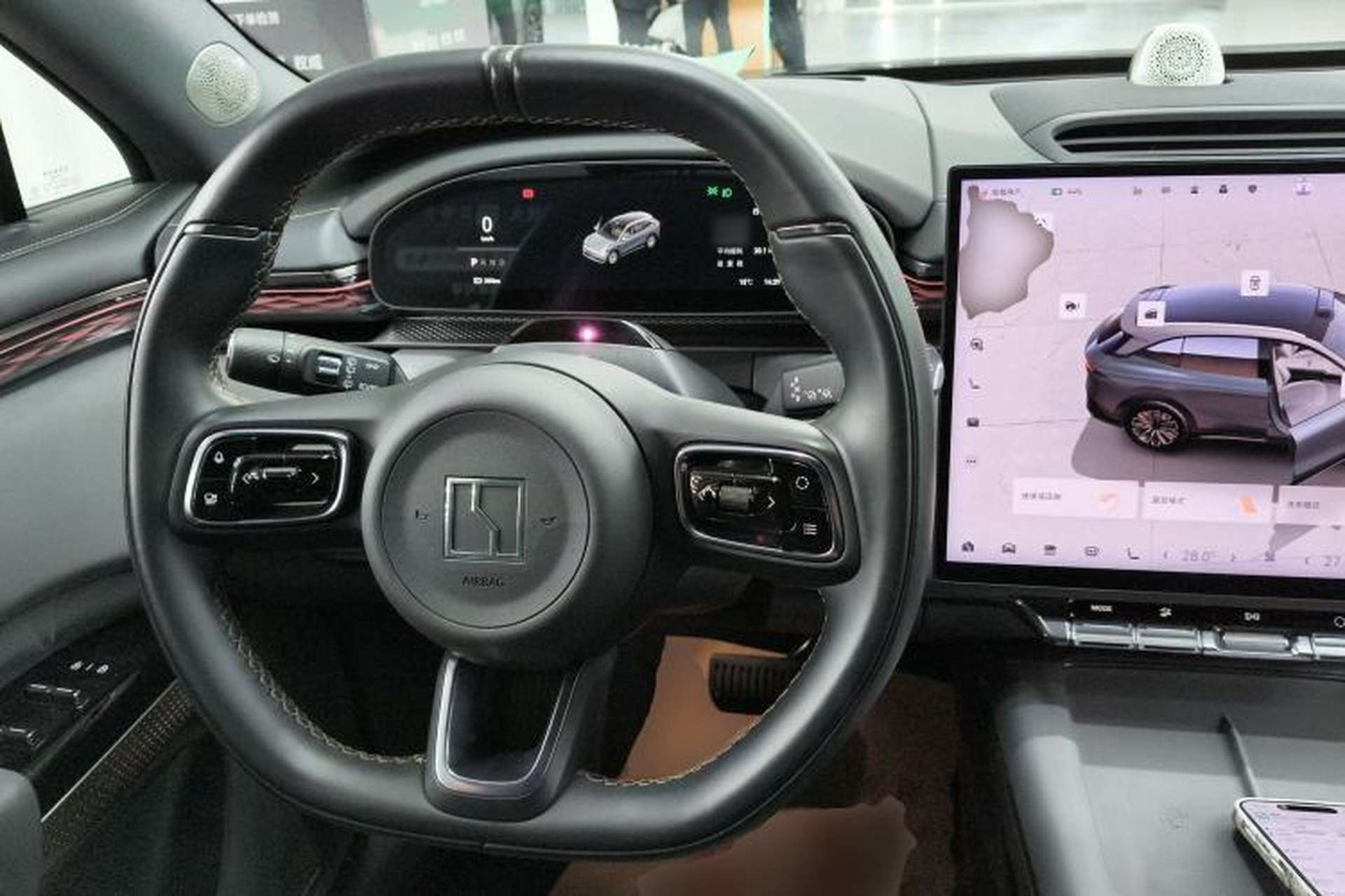 Used Zeekr 7X 2025 100 kWh Long-Range Rear-Wheel Drive with Intelligent Driving Features Steering Wheel