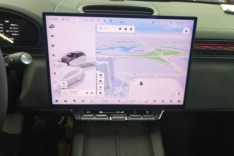Used Zeekr 7X 2025 100kWh Long-Range All-Wheel Drive Intelligent Driving Version Audio And AC Panel