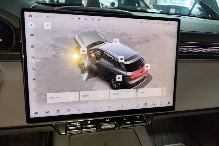 Used Zeekr 7X 2025 75 kWh Rear-Wheel Drive Intelligent Driving Version Audio And AC Panel