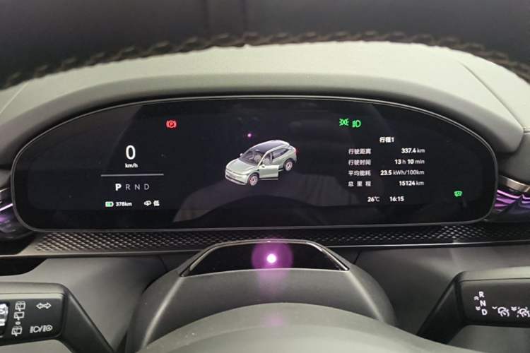 Used Zeekr 7X 2025 100kWh Long-Range All-Wheel Drive Intelligent Driving Version Instrument Cluster