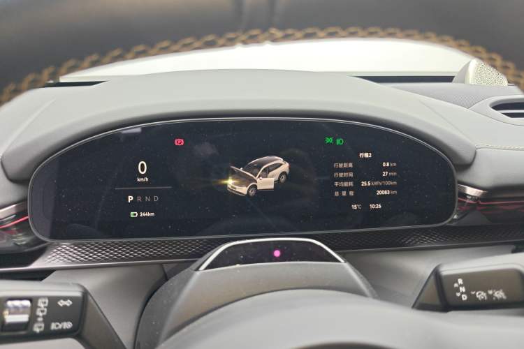 Used Zeekr 7X 2025 100 kWh Long-Range Rear-Wheel Drive with Intelligent Driving Features Instrument Cluster