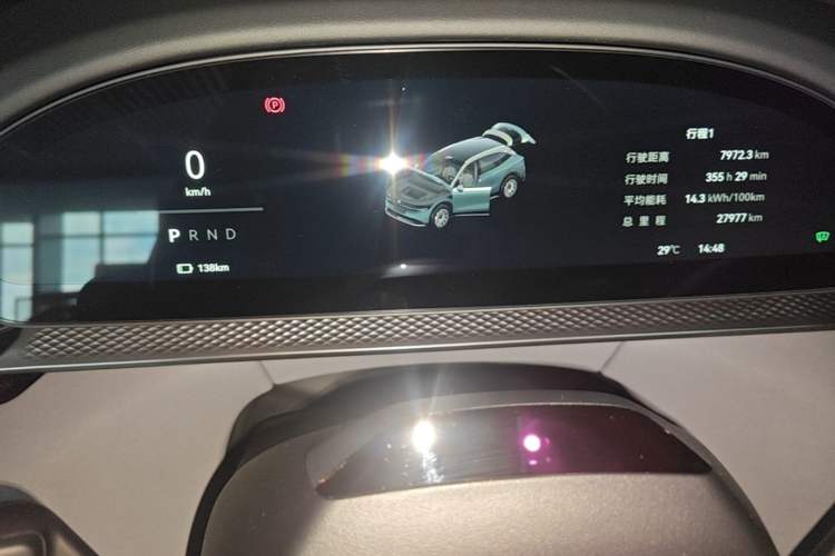 Used Zeekr 7X 2025 75 kWh Rear-Wheel Drive Intelligent Driving Version Instrument Cluster