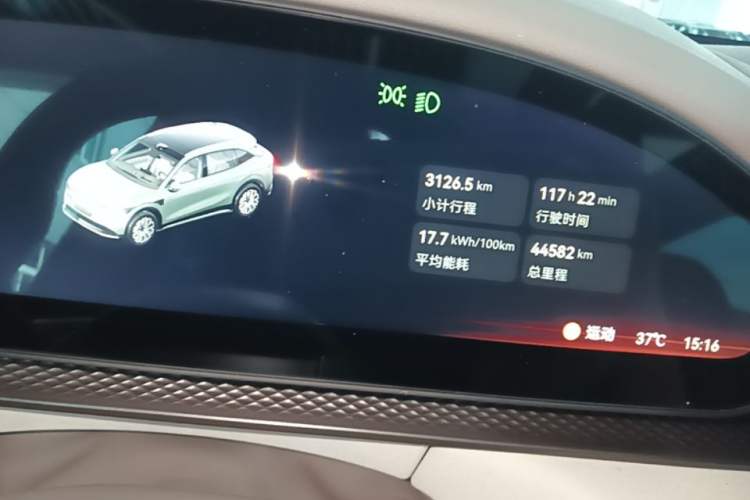 Used Zeekr 7X 2025 75 kWh Rear-Wheel Drive Intelligent Driving Version Instrument Cluster