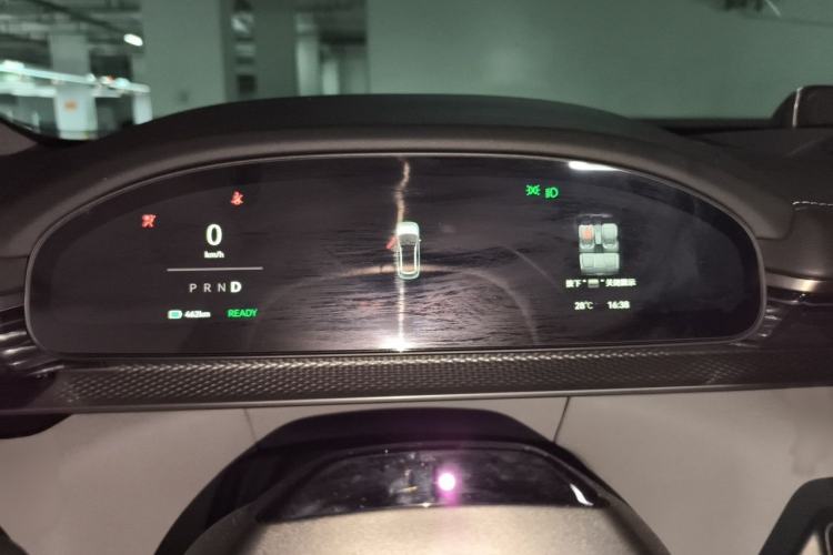 Used Zeekr 7X 2025 75 kWh Rear-Wheel Drive Intelligent Driving Version Instrument Cluster