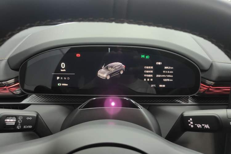 Used Zeekr 7X 2025 75 kWh Rear-Wheel Drive Intelligent Driving Version Instrument Cluster