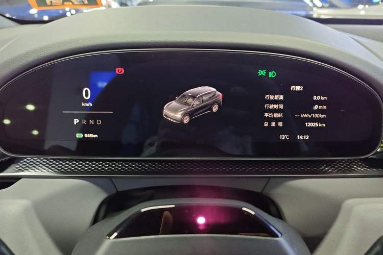 Used Zeekr 7X 2025 100 kWh Long-Range Rear-Wheel Drive with Intelligent Driving Features Instrument Cluster