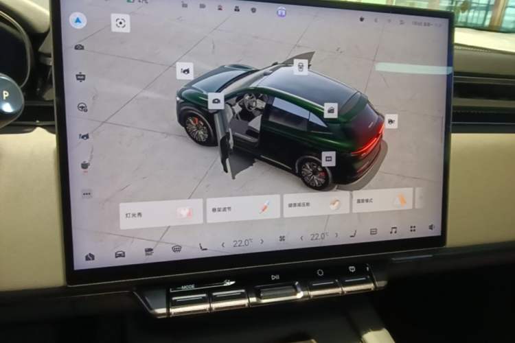 Used Zeekr 7X 2025 100kWh Long-Range All-Wheel Drive Intelligent Driving Version Audio And AC Panel