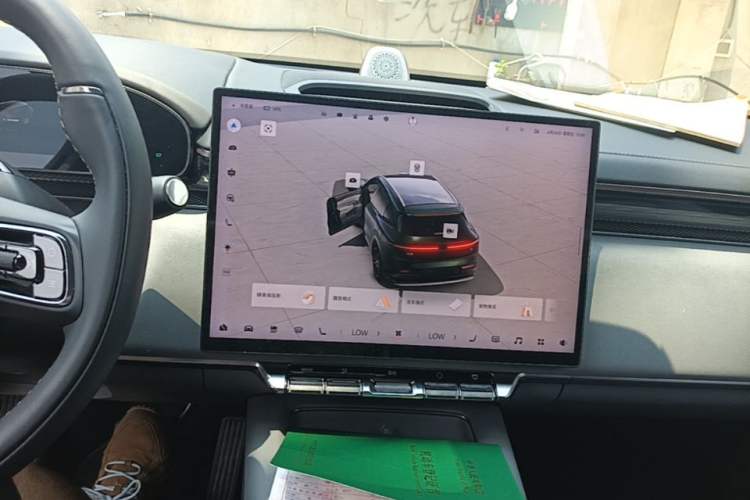Used Zeekr 7X 2025 75 kWh Rear-Wheel Drive Intelligent Driving Version Audio And AC Panel