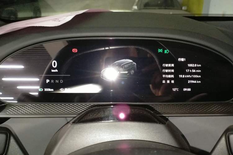Used Zeekr 7X 2025 100kWh Long-Range All-Wheel Drive Intelligent Driving Version Instrument Cluster
