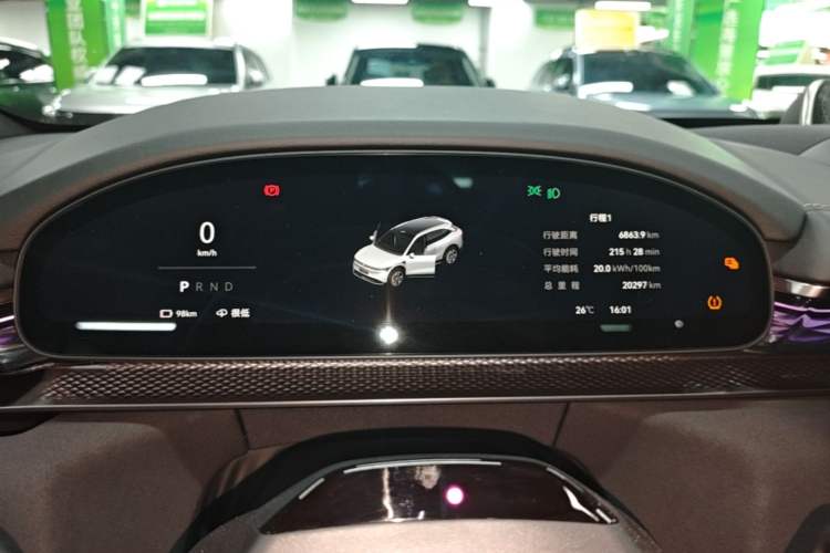 Used Zeekr 7X 2025 100kWh Long-Range All-Wheel Drive Intelligent Driving Version Instrument Cluster