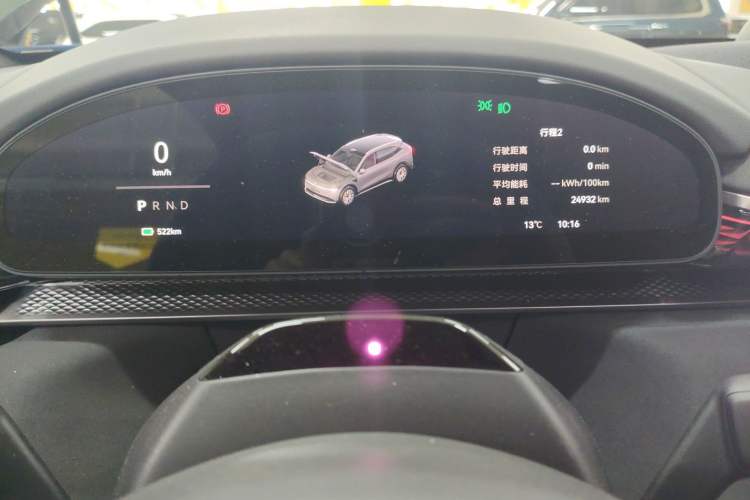 Used Zeekr 7X 2025 100 kWh Long-Range Rear-Wheel Drive with Intelligent Driving Features Instrument Cluster