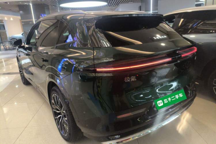 Used Zeekr 7X 2025 100kWh Long-Range All-Wheel Drive Intelligent Driving Version Rear Left 45 Deg
