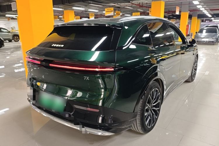 Used Zeekr 7X 2025 100kWh Long-Range All-Wheel Drive Intelligent Driving Version Rear Right 45 Deg