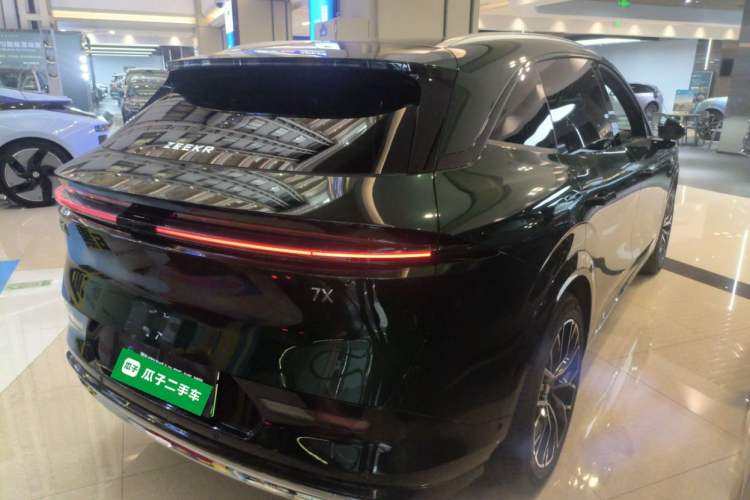 Used Zeekr 7X 2025 100kWh Long-Range All-Wheel Drive Intelligent Driving Version Rear Right 45 Deg