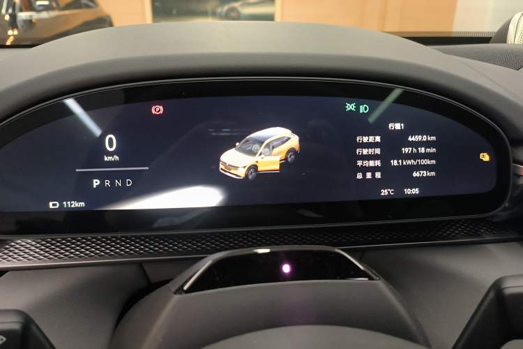 Used Zeekr 7X 2025 100 kWh Long-Range Rear-Wheel Drive with Intelligent Driving Features Instrument Cluster