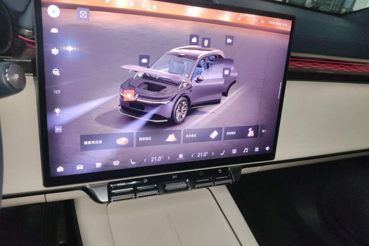 Used Zeekr 7X 2025 75 kWh Rear-Wheel Drive Intelligent Driving Version Audio And AC Panel