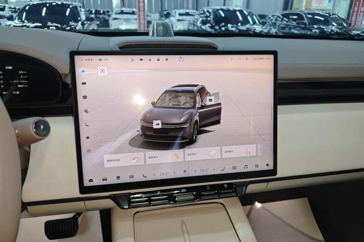 Used Zeekr 7X 2025 75 kWh Rear-Wheel Drive Intelligent Driving Version Audio And AC Panel