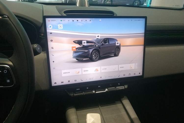 Used Zeekr 7X 2025 75 kWh Rear-Wheel Drive Intelligent Driving Version Audio And AC Panel
