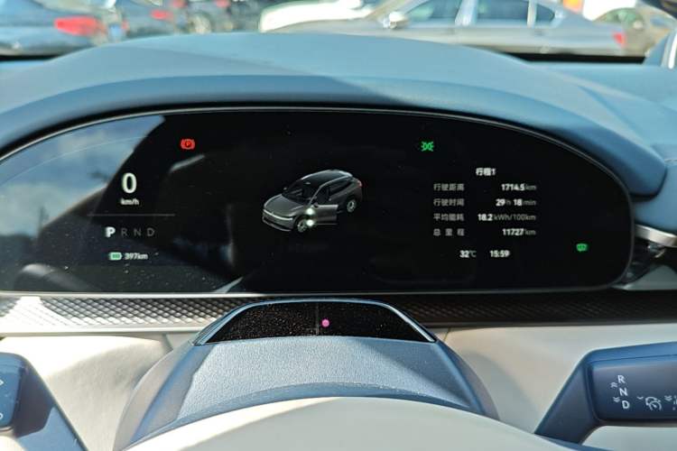 Used Zeekr 7X 2025 75 kWh Rear-Wheel Drive Intelligent Driving Version Instrument Cluster