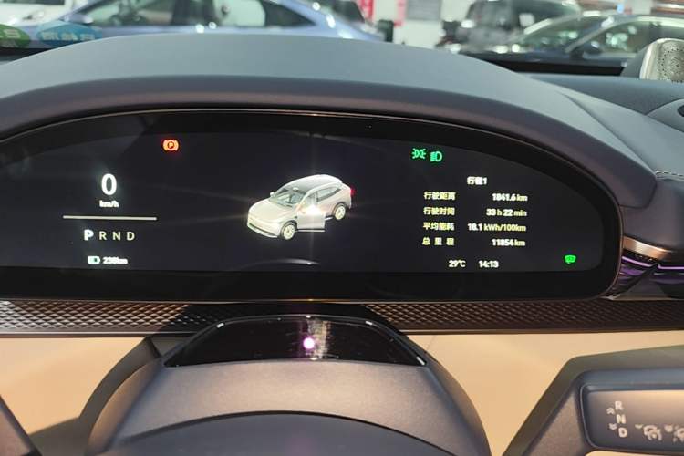 Used Zeekr 7X 2025 75 kWh Rear-Wheel Drive Intelligent Driving Version Instrument Cluster