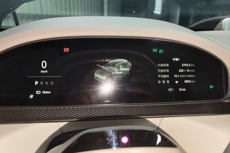 Used Zeekr 7X 2025 75 kWh Rear-Wheel Drive Intelligent Driving Version Instrument Cluster