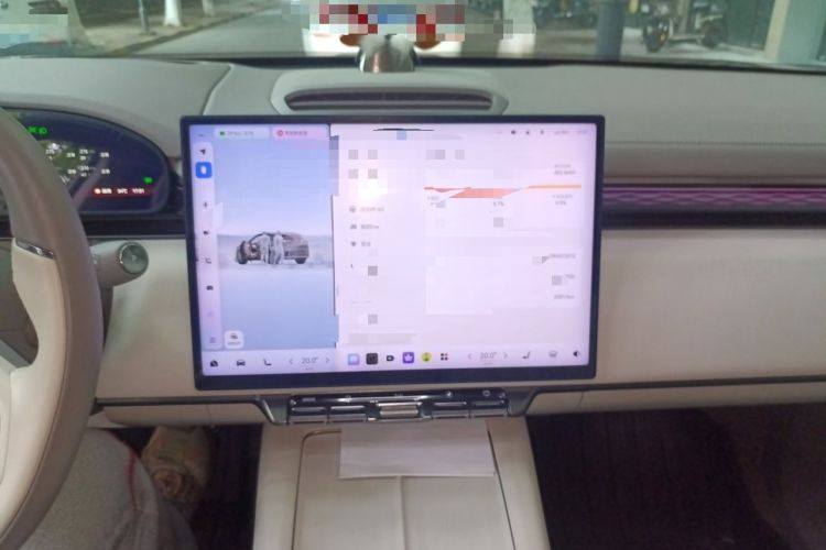 Used Zeekr 7X 2025 75 kWh Rear-Wheel Drive Intelligent Driving Version Audio And AC Panel