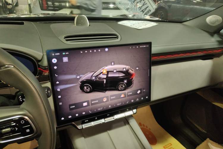 Used Zeekr 7X 2025 75 kWh Rear-Wheel Drive Intelligent Driving Version Audio And AC Panel