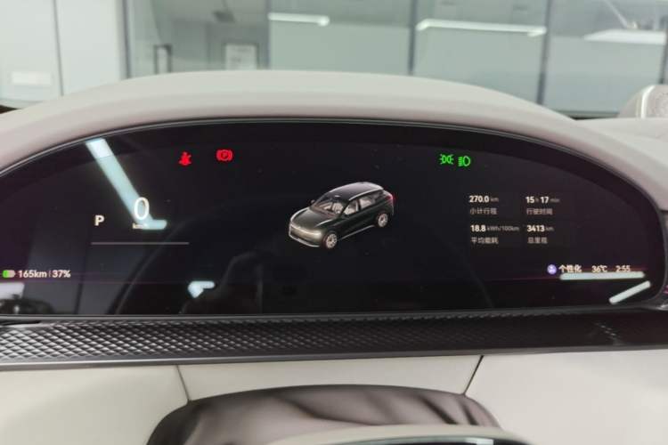 Used Zeekr 7X 2025 75 kWh Rear-Wheel Drive Intelligent Driving Version Instrument Cluster