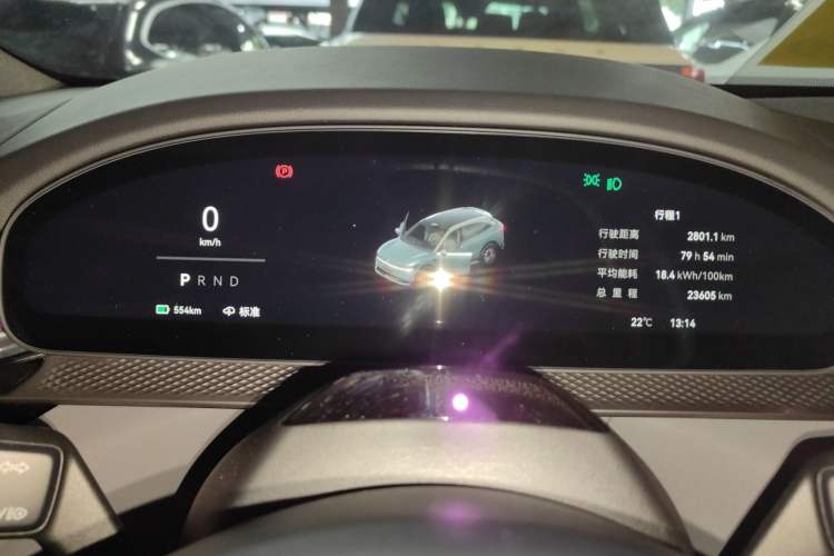 Used Zeekr 7X 2025 100kWh Long-Range All-Wheel Drive Intelligent Driving Version Instrument Cluster