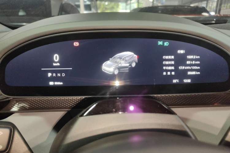 Used Zeekr 7X 2025 75 kWh Rear-Wheel Drive Intelligent Driving Version Instrument Cluster