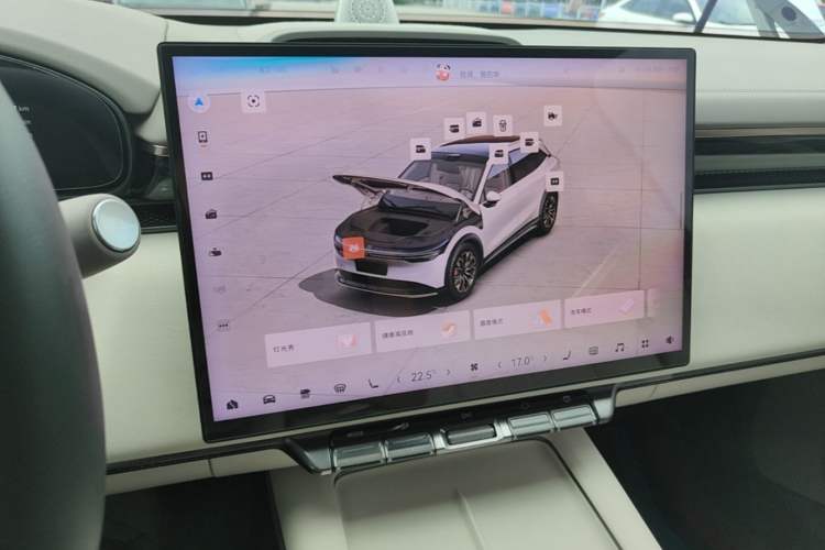 Used Zeekr 7X 2025 75 kWh Rear-Wheel Drive Intelligent Driving Version Audio And AC Panel