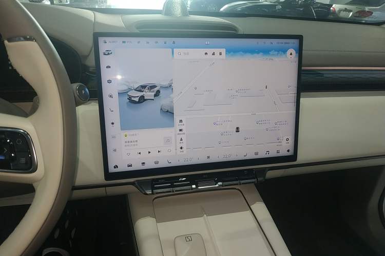 Used Zeekr 7X 2025 75 kWh Rear-Wheel Drive Intelligent Driving Version Audio And AC Panel