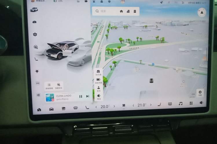 Used Zeekr 7X 2025 100 kWh Long-Range Rear-Wheel Drive with Intelligent Driving Features Audio And AC Panel