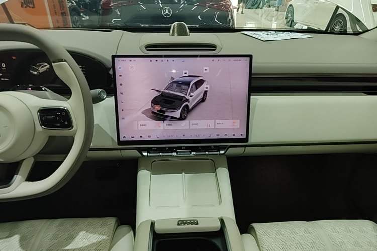 Used Zeekr 7X 2025 75 kWh Rear-Wheel Drive Intelligent Driving Version Audio And AC Panel