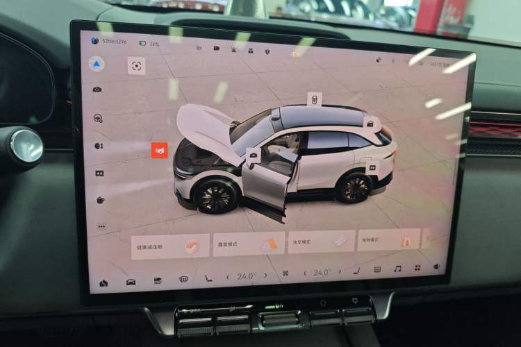 Used Zeekr 7X 2025 75 kWh Rear-Wheel Drive Intelligent Driving Version Audio And AC Panel