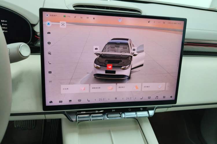 Used Zeekr 7X 2025 75 kWh Rear-Wheel Drive Intelligent Driving Version Audio And AC Panel
