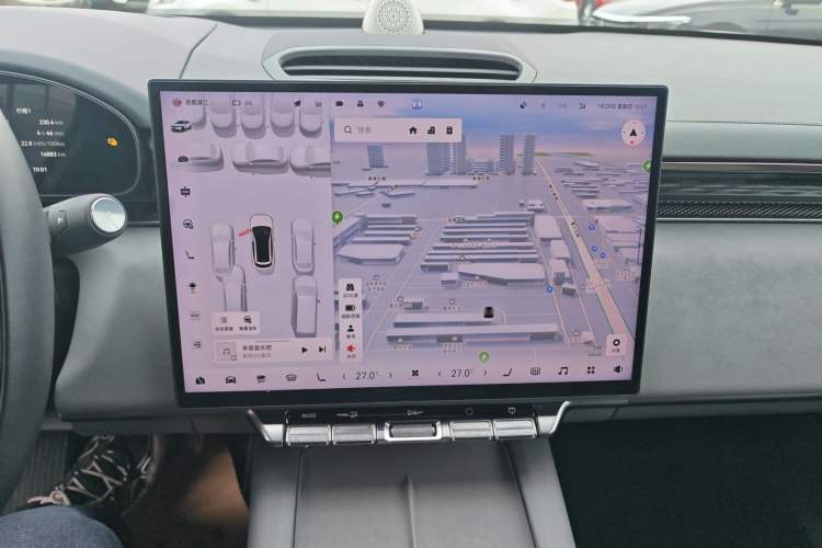 Used Zeekr 7X 2025 100kWh Long-Range All-Wheel Drive Intelligent Driving Version Audio And AC Panel