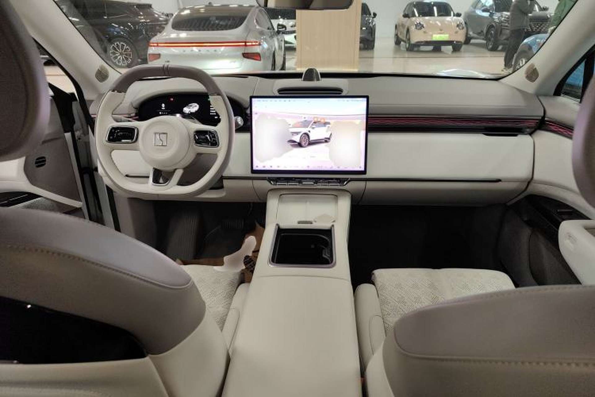 Used Zeekr 7X 2025 75 kWh Rear-Wheel Drive Intelligent Driving Version Center Console