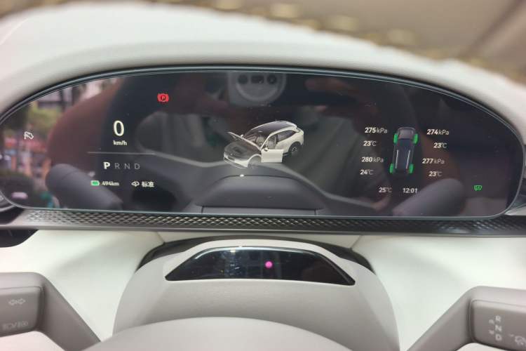 Used Zeekr 7X 2025 100kWh Long-Range All-Wheel Drive Intelligent Driving Version Instrument Cluster