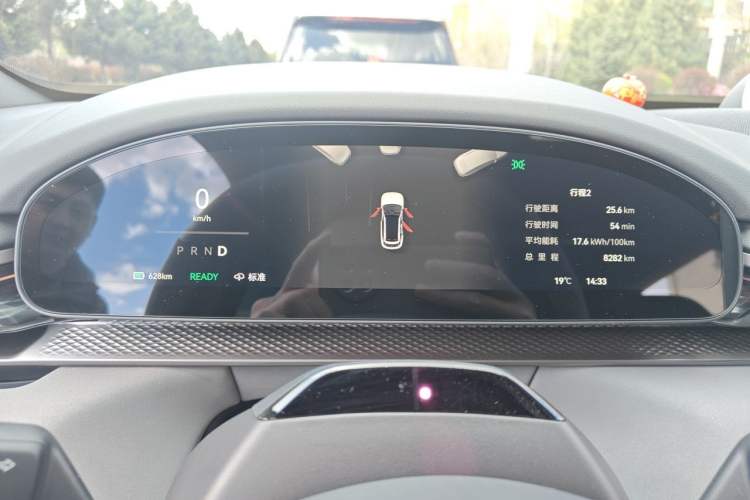 Used Zeekr 7X 2025 100kWh Long-Range All-Wheel Drive Intelligent Driving Version Instrument Cluster