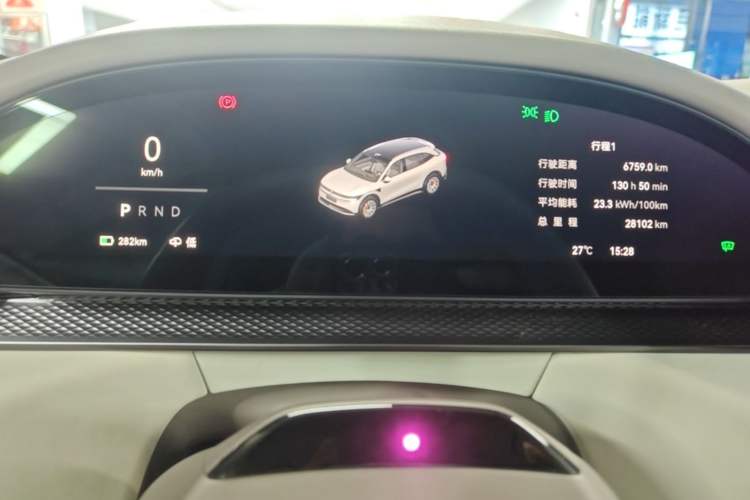 Used Zeekr 7X 2025 100kWh Long-Range All-Wheel Drive Intelligent Driving Version Instrument Cluster