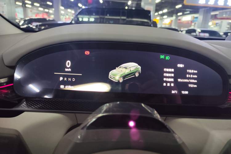Used Zeekr 7X 2025 100 kWh Long-Range Rear-Wheel Drive with Intelligent Driving Features Instrument Cluster