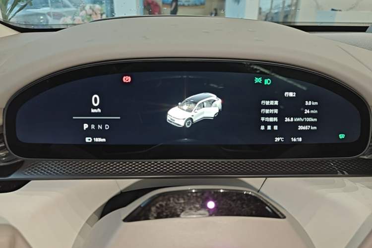 Used Zeekr 7X 2025 75 kWh Rear-Wheel Drive Intelligent Driving Version Instrument Cluster