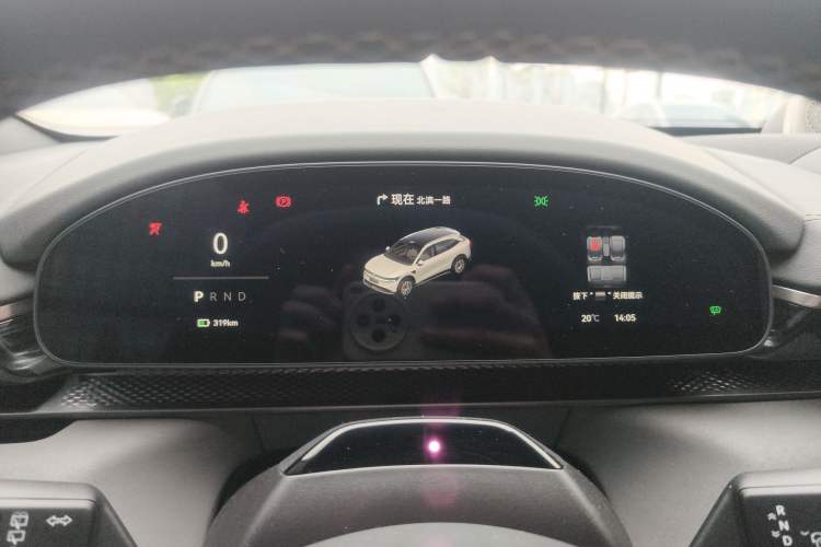 Used Zeekr 7X 2025 100 kWh Long-Range Rear-Wheel Drive with Intelligent Driving Features Instrument Cluster