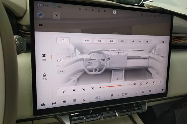 Used Zeekr 7X 2026 103kWh Rear-Drive MAX Edition Audio And AC Panel