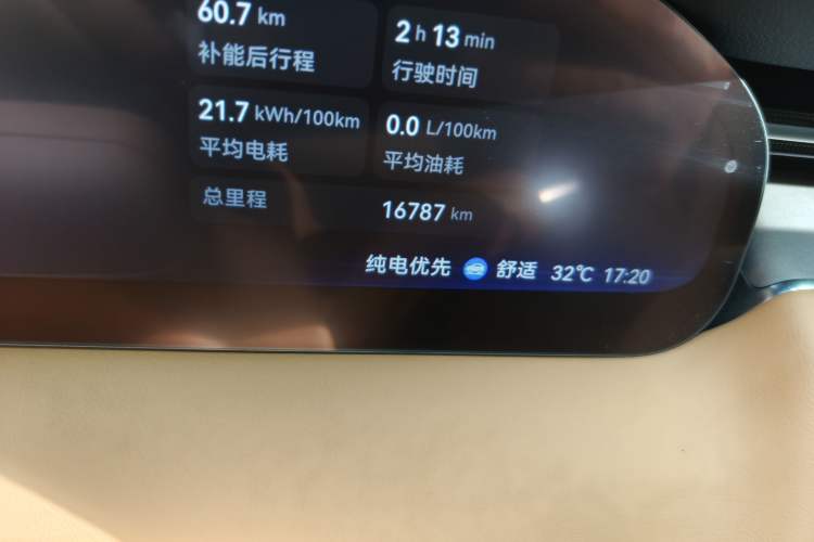 Used Zeekr 9X 2025 Ultra Edition 70kWh Odometer Close Up